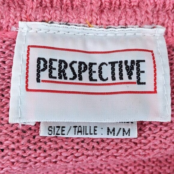 Vintage Perspective Pink pearl floral top - Picture 6 of 7